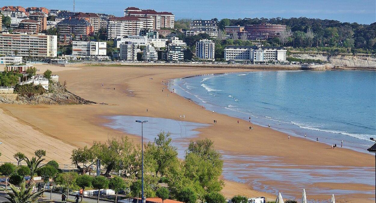 Bajo Con Terraza A 5 Min De La Playa Villa Santander Eksteriør bilde
