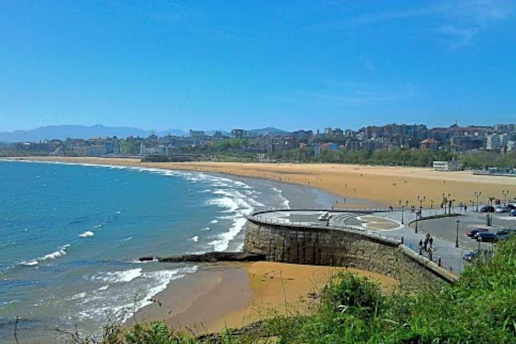 Bajo Con Terraza A 5 Min De La Playa Villa Santander Eksteriør bilde
